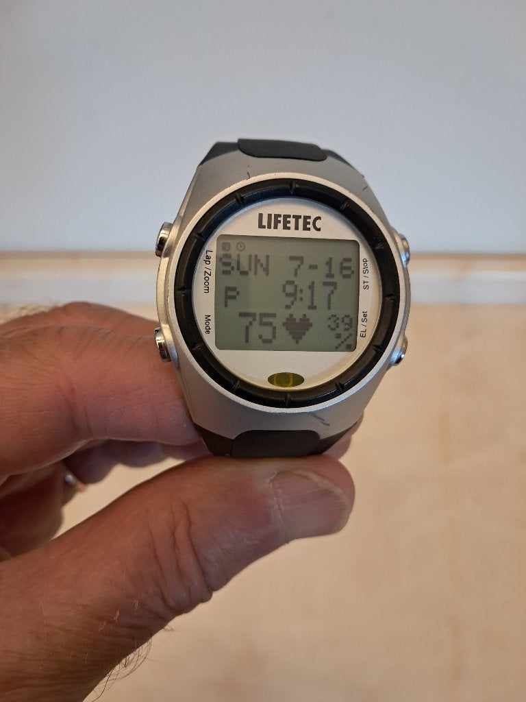 sporthorloge Lifetec met hartslagband, Sport en Fitness, Ophalen of Verzenden, Gebruikt, Overige merken, Met borstriem