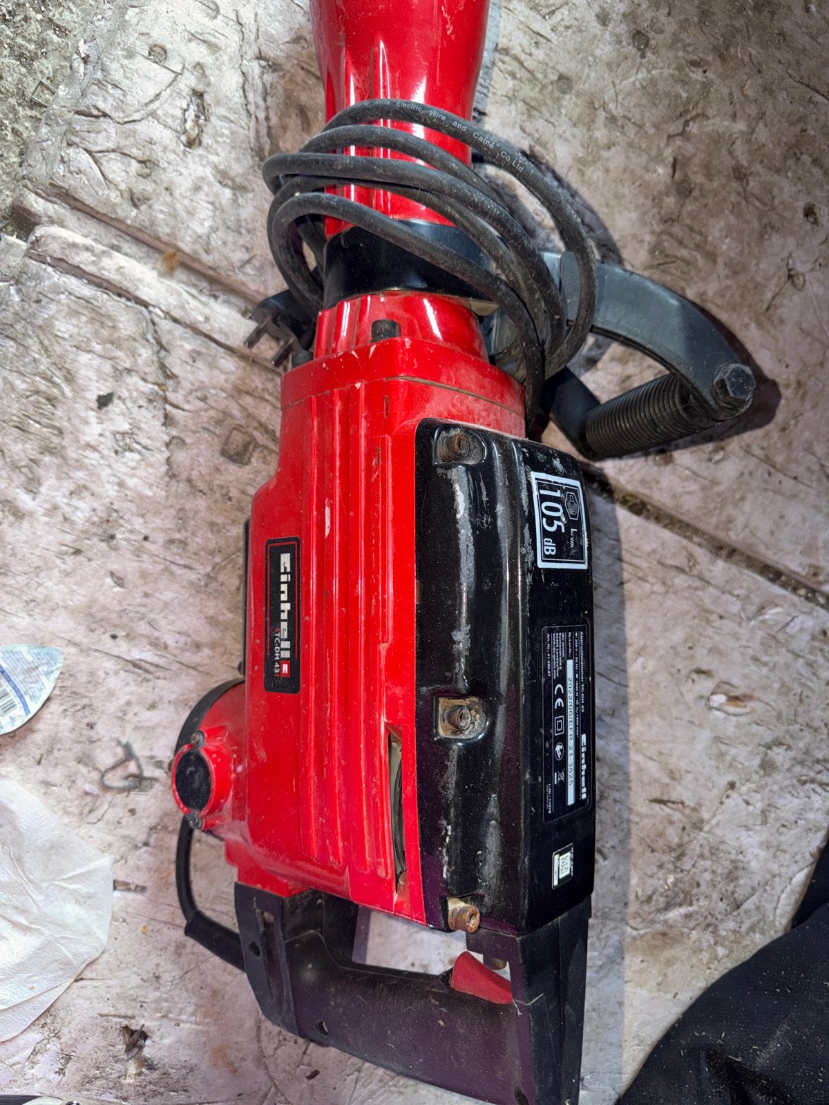 Einhell Abbreekhamer TC-DH 43 - Krachtige sloophamer, Ophalen of Verzenden, Gebruikt