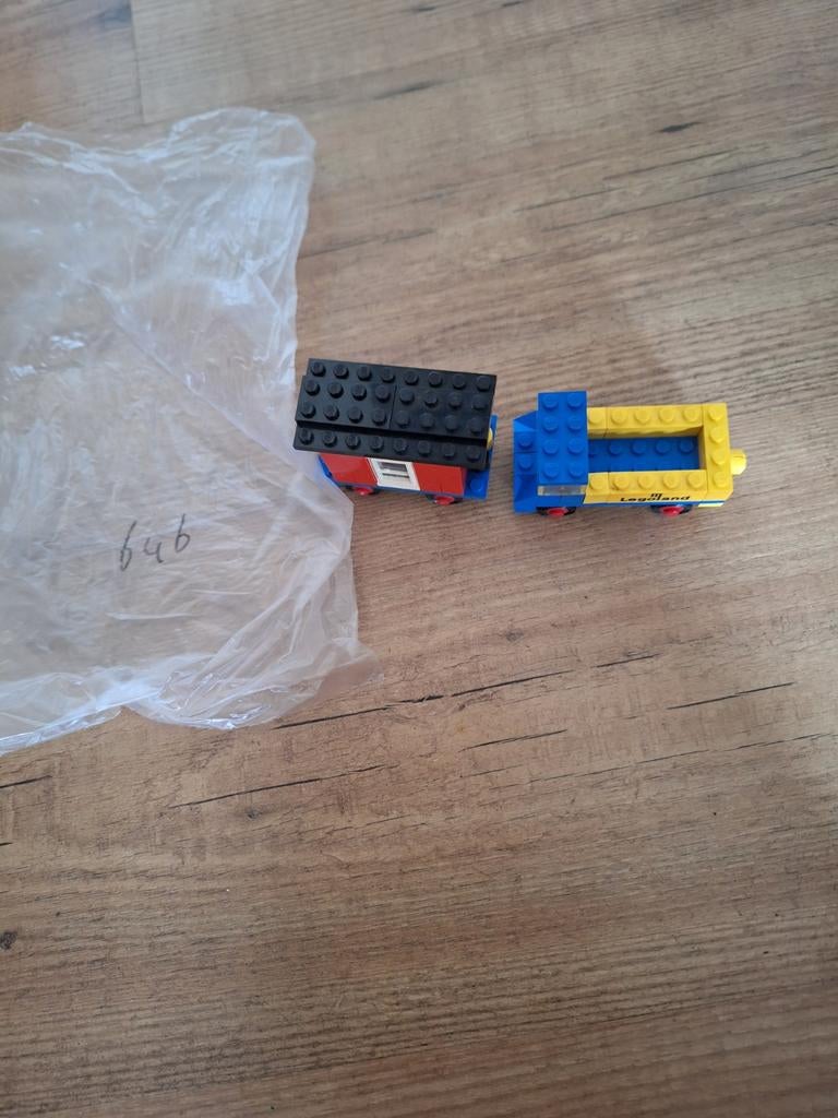 Lego Treinwagon en Vrachtwagen 652-2, Overige thema's, Lego, Ophalen of Verzenden, Zo goed als nieuw