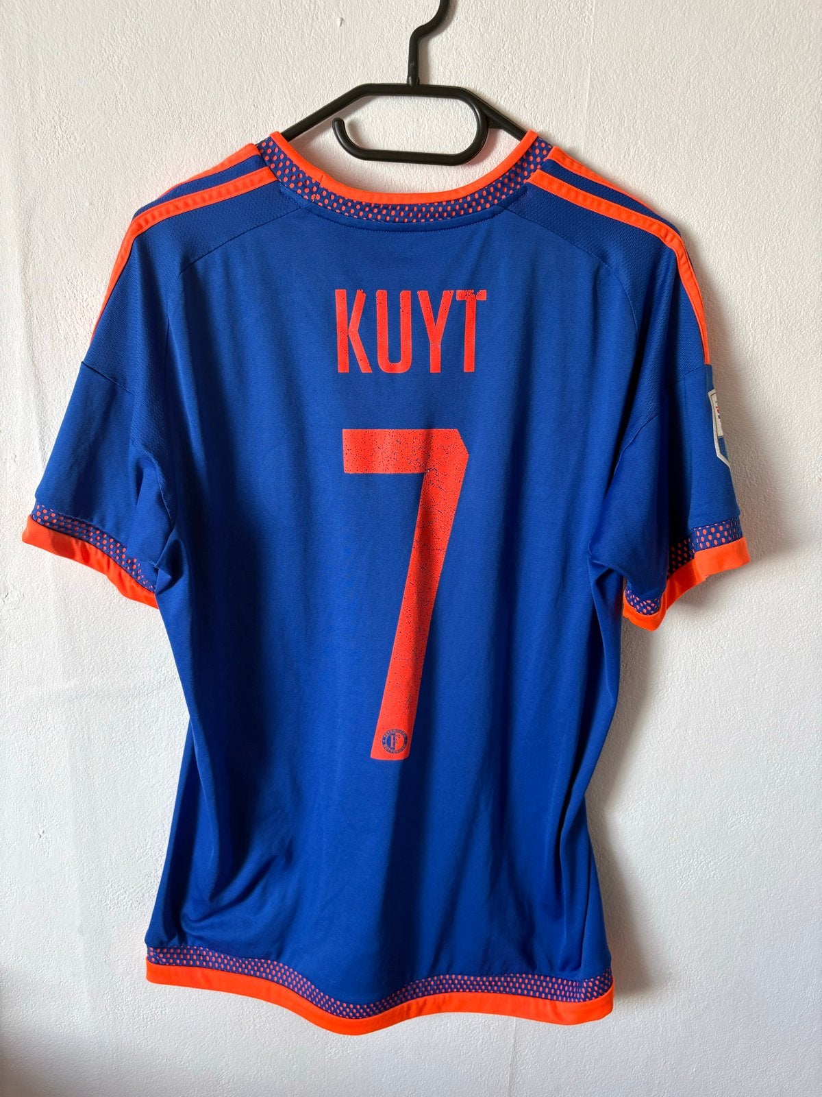 Feyenoord Uitshirt 15/16 Kuyt Maat M, Ophalen of Verzenden, Adidas, Gedragen, Maat 48/50 (M)