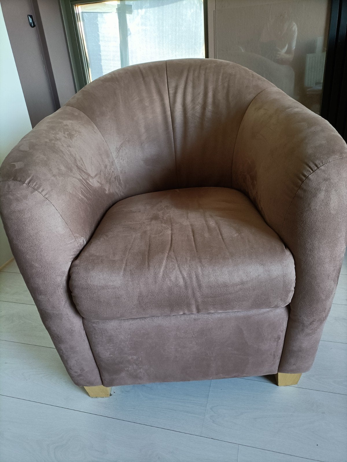 leuk stoeltje, oud roze, Ophalen, Zo goed als nieuw, Minder dan 75 cm, 50 tot 75 cm