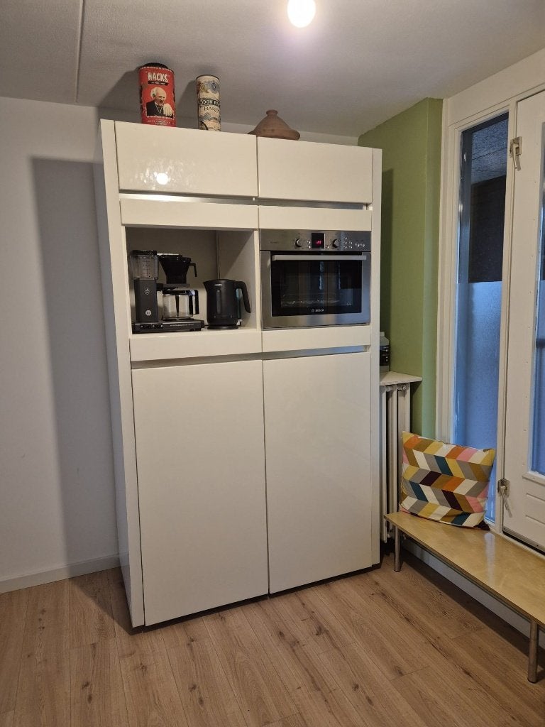 Keukenkast met apparatuur, Huis en Inrichting, Ophalen, Gebruikt, 100 tot 150 cm, 200 cm of meer
