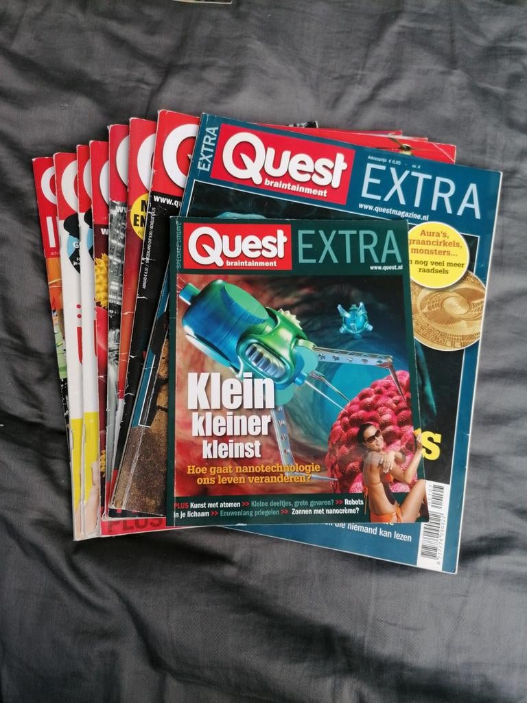 9 Quest tijdschriften, 2009-2014, Boeken, Ophalen of Verzenden, Gelezen, Wetenschap en Natuur