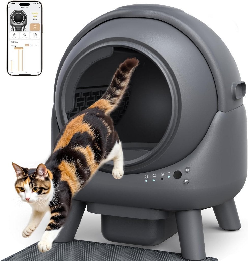 Zelfreinigende Kattenbak FEELNEEDY (nieuwstaat), Ophalen, Zelfreinigend, Zo goed als nieuw, Gesloten