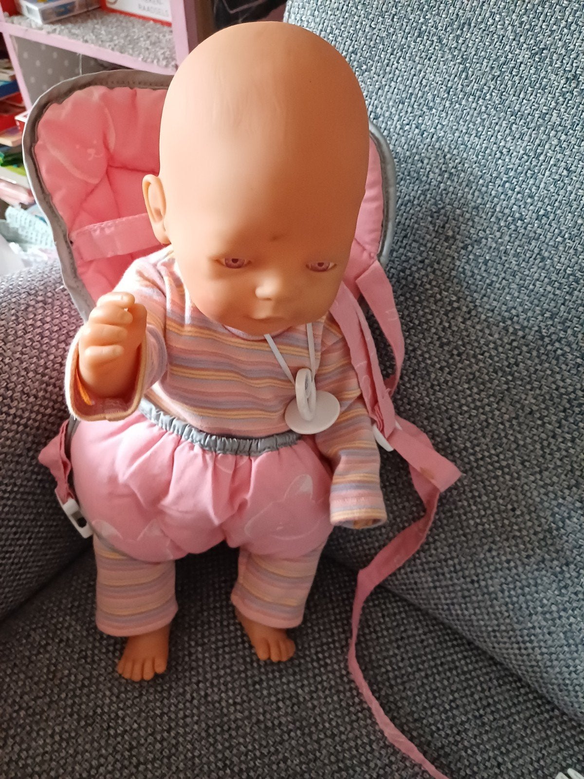 draagzak voor baby-born, Kinderen en Baby's, Ophalen of Verzenden, Zo goed als nieuw, Babypop