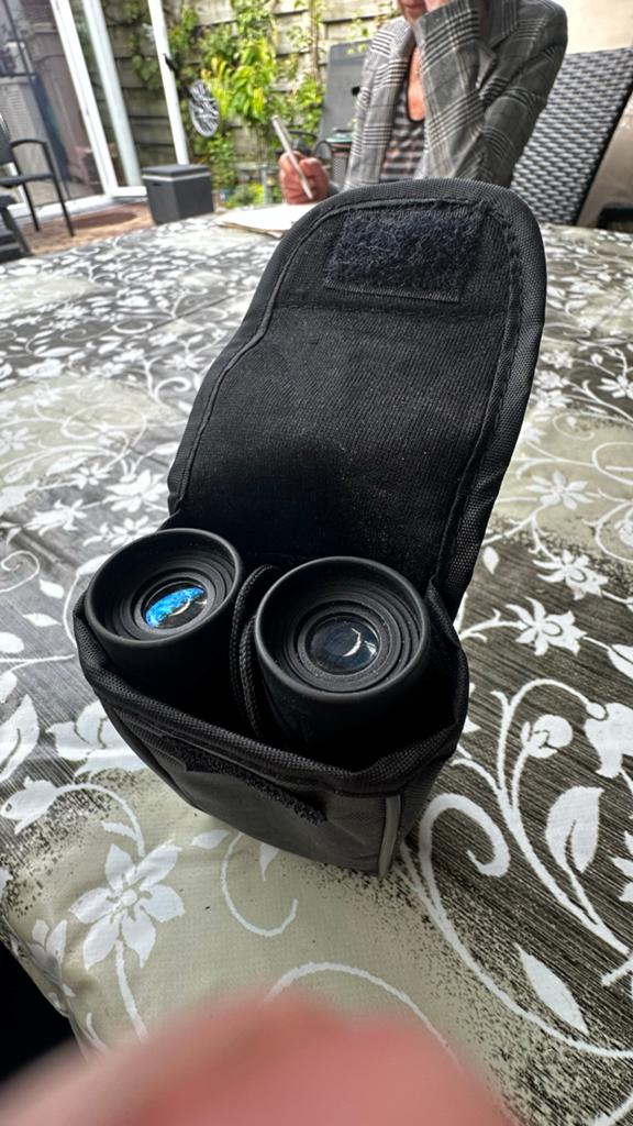 Travel&Co 8x21 Verrekijker met Tasje - Compact en Handig, Ophalen of Verzenden, Zo goed als nieuw, Met hoes of tas, Dakkant (recht)