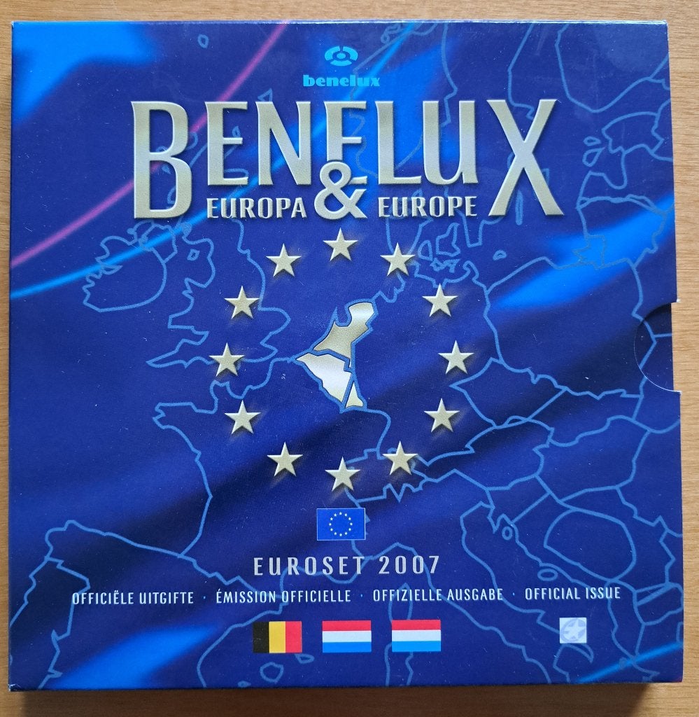 Beneluxset 2007, Ophalen of Verzenden, Koningin Beatrix, Euro's, Setje