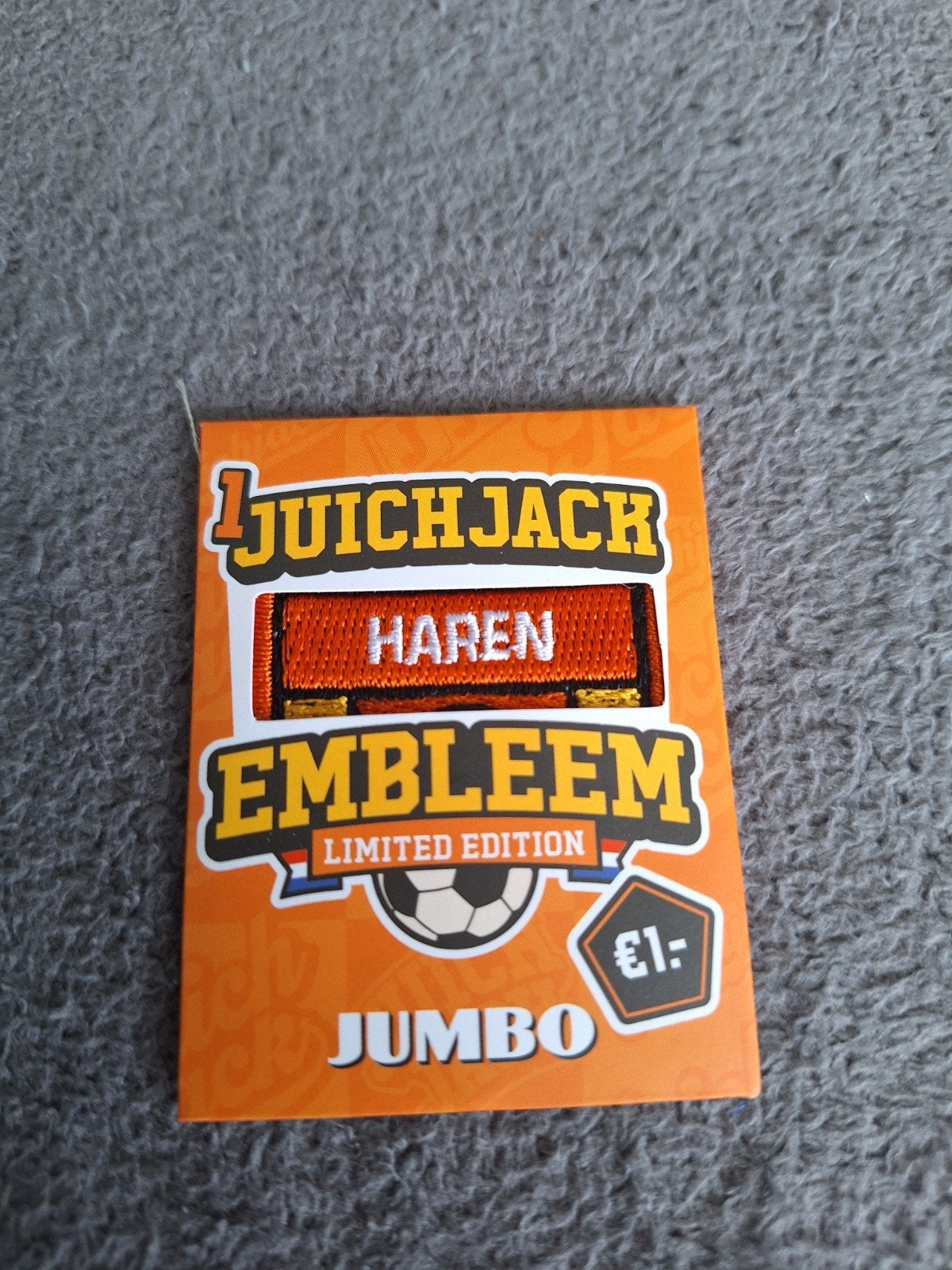 Juich Jack Embleem - Haren, Jumbo, Ophalen