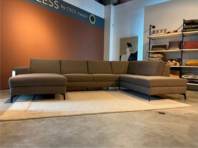 HOEKBANK NAPELS, Huis en Inrichting, Banken | Bankstellen, Zo goed als nieuw, Hoekbank, Vierpersoons of meer, 300 cm of meer, 150 cm of meer
