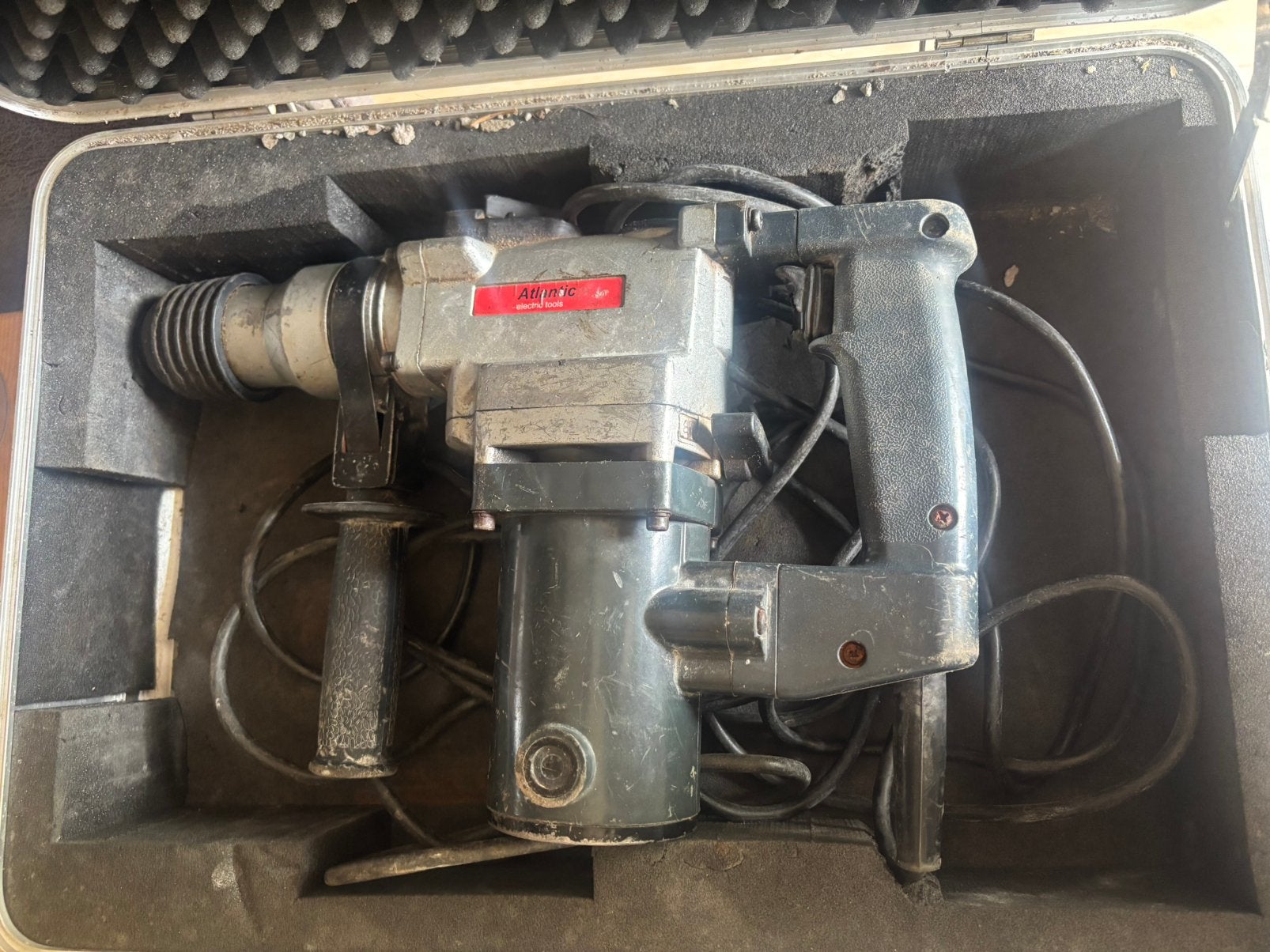 Hitachi PR-38E Zware Boor/Breekhamer in koffer (met boren), Ophalen of Verzenden, Gebruikt, Boor- en/of Breekhamer