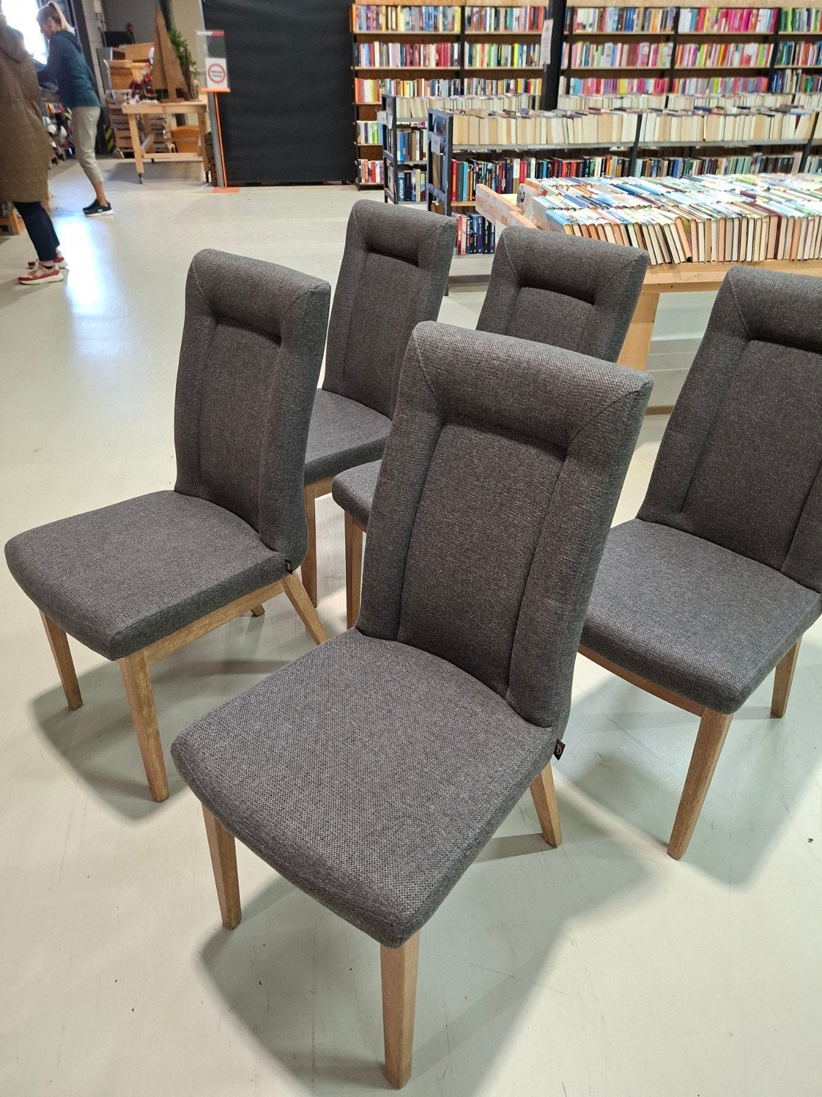 Henders & Hazel eetkamerstoelen - 5 stuks, Hout, Onbekend, Ophalen of Verzenden, Zo goed als nieuw