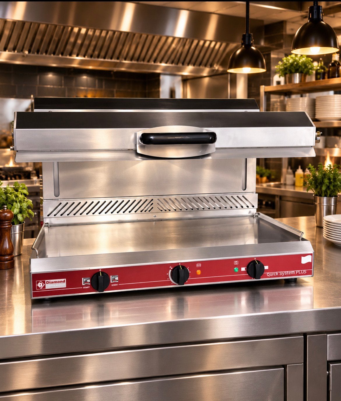 Diamond Quick System PLUS-Salamander-Grill, Witgoed en Apparatuur, Ophalen, Zo goed als nieuw