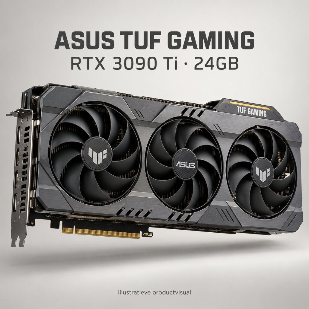 ASUS TUF Gaming RTX 3090 Ti 24GB – kracht voor gaming, GDDR6, PCI-Express 4, Ophalen of Verzenden, Zo goed als nieuw