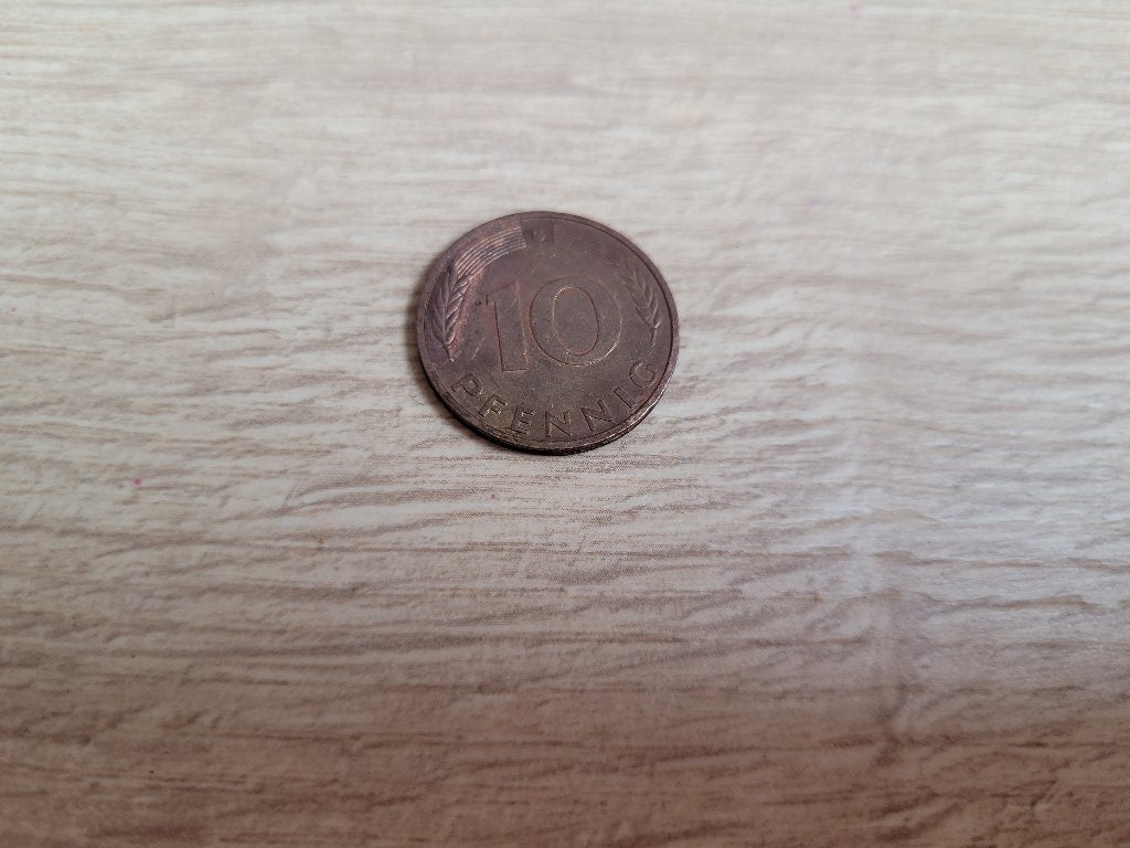 Bundesrepublik Deutschland 10 Pfennig 1991 ~ NH7308, Ophalen of Verzenden, Duitsland, Losse munt