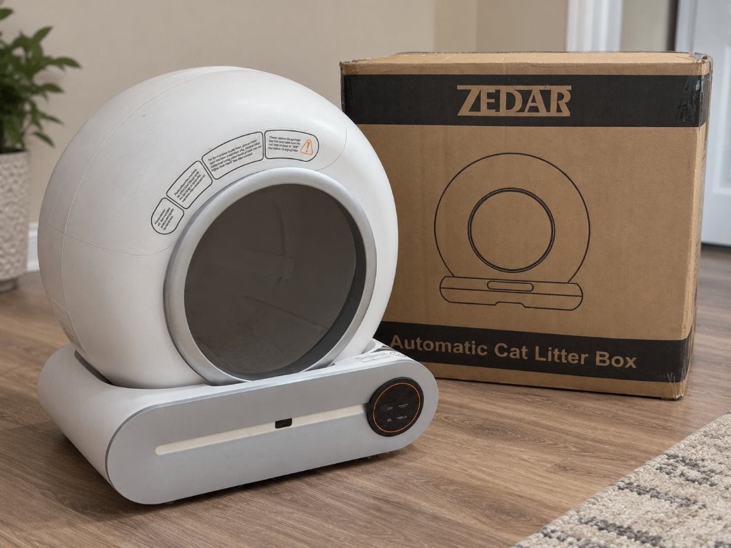 ZEDAR automatische zelfreinigende kattenbak – werkt goed, Ophalen, Zelfreinigend, Gebruikt