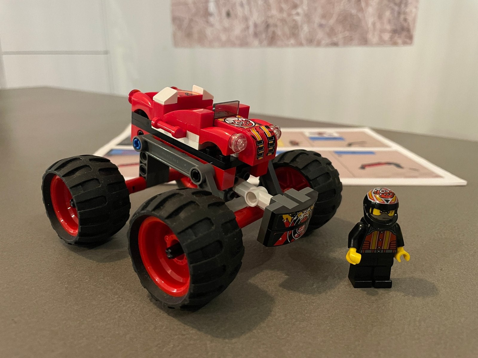 Lego racers 9092 crazy demon, Gebruikt, Lego, Ophalen of Verzenden, Complete set