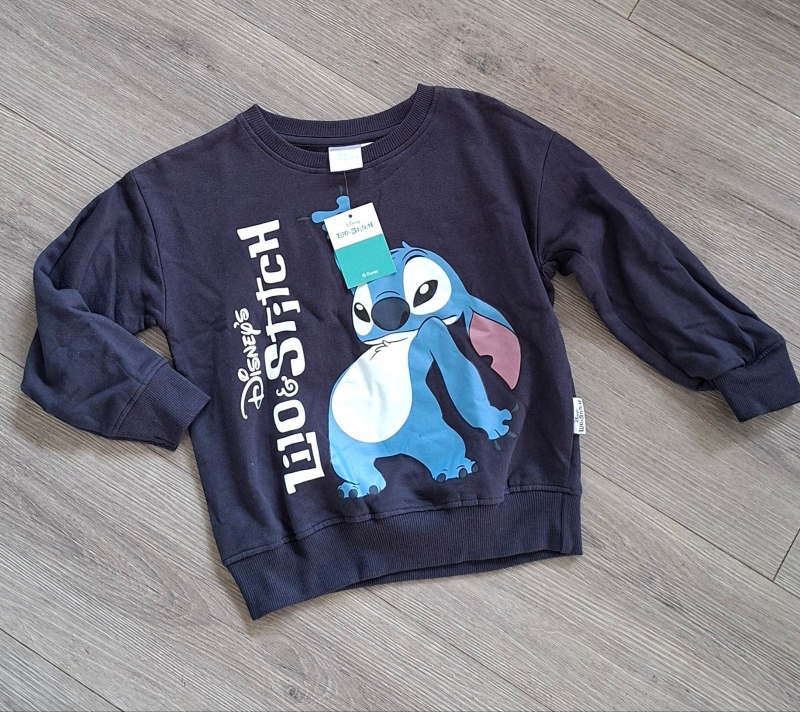 blauwe stitch sweater 110-116 nieuw!, Ophalen of Verzenden, Nieuw, Meisje