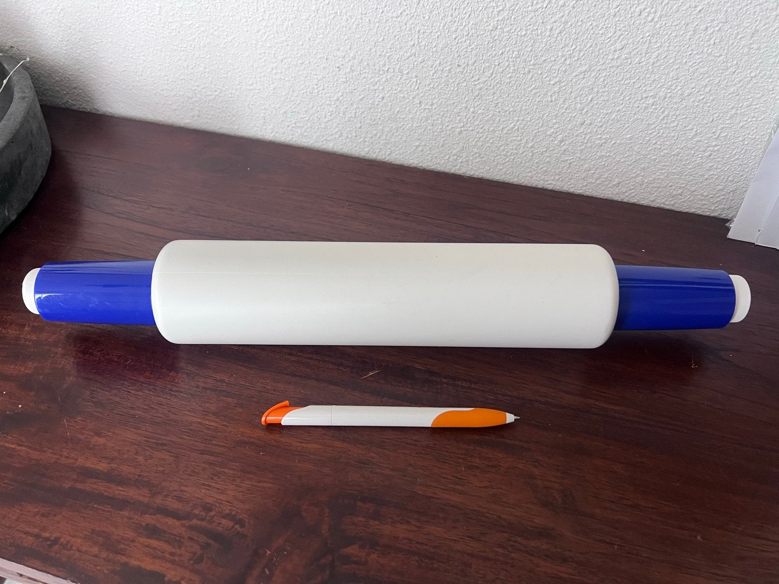 Tupperware deegroller met vulbare holte, Huis en Inrichting, Keuken | Tupperware, Blauw, Overige typen, Ophalen of Verzenden, Zo goed als nieuw