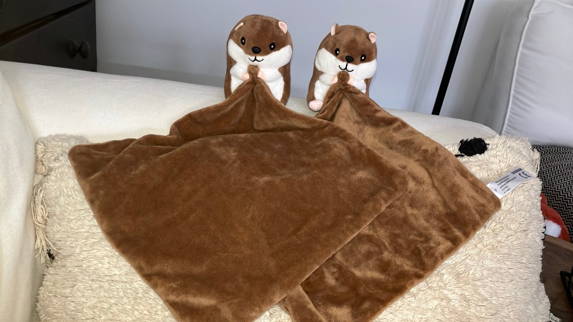 Zeeman hamster cavia knuffeldoekje bruin, Kinderen en Baby's, Speelgoed | Knuffels en Pluche, Overige typen, Ophalen of Verzenden