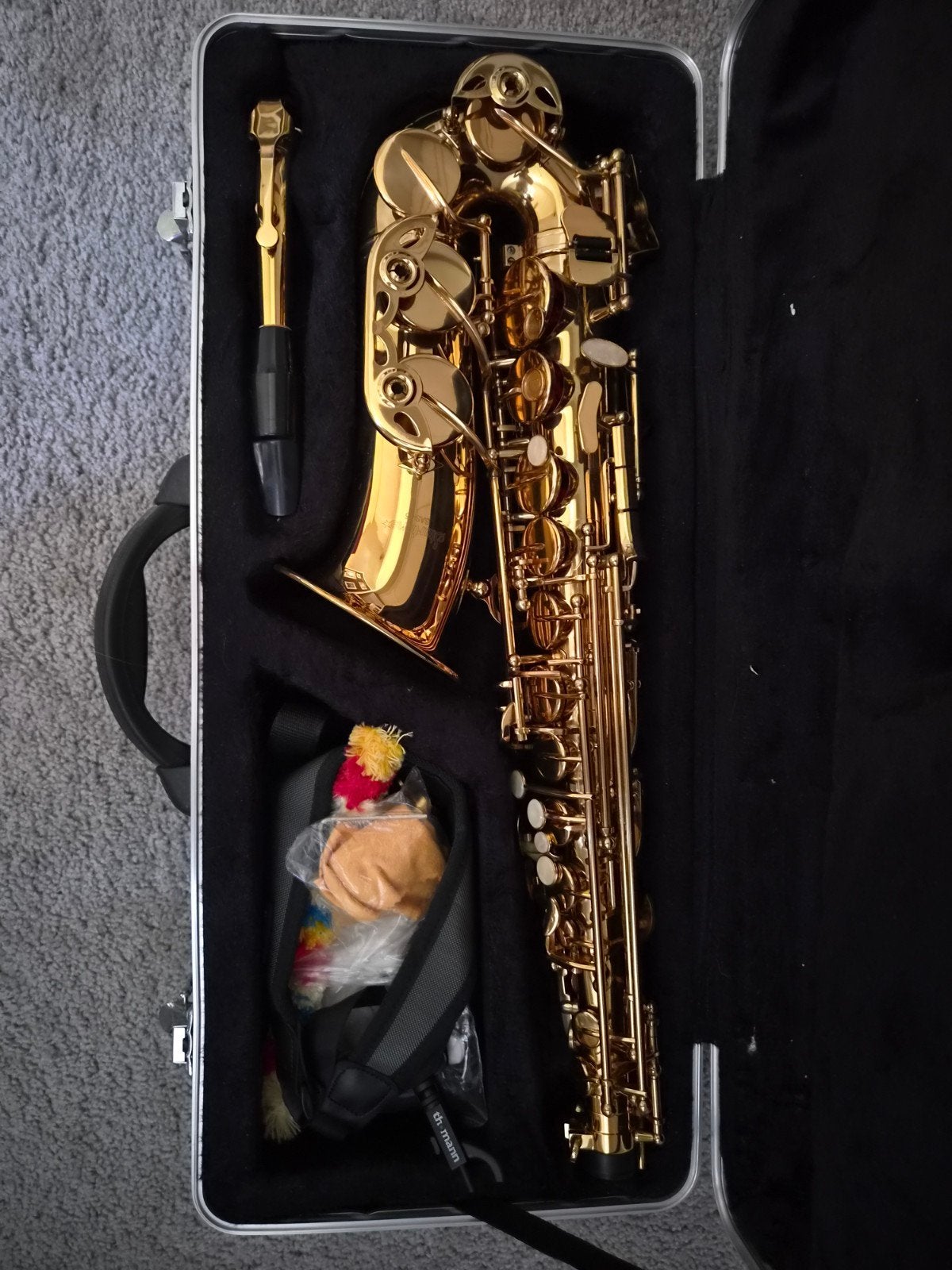 Startone Tenor Saxofoon met Koffer - Zo goed als nieuw, Muziek en Instrumenten, Blaasinstrumenten | Saxofoons, Ophalen, Zo goed als nieuw