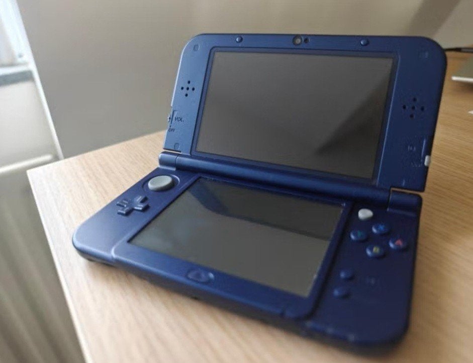 Nintendo 3DS XL - Blauw - Goede staat, Ophalen of Verzenden, Zo goed als nieuw, Blauw, 3DS XL