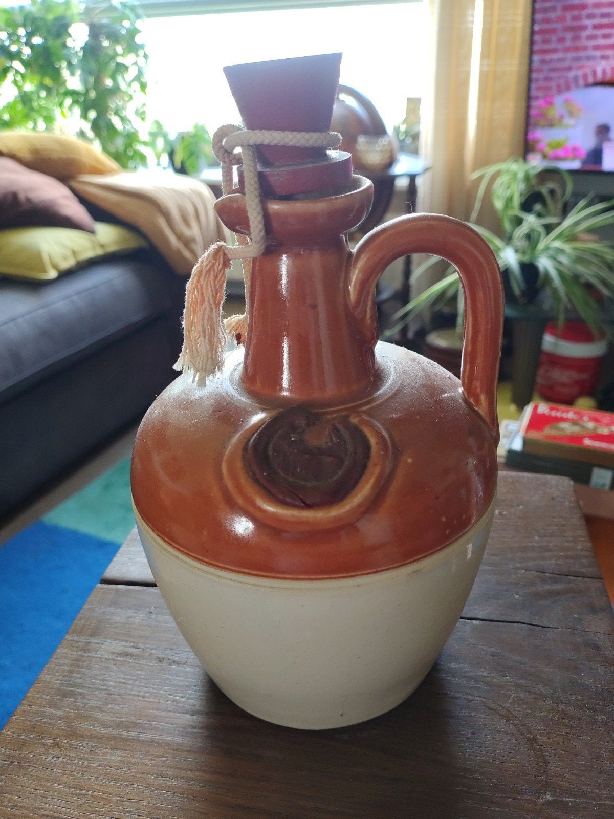 Donald Fisher "Ye Monks" Whisky Kruik - Schots Aarde, Ophalen of Verzenden