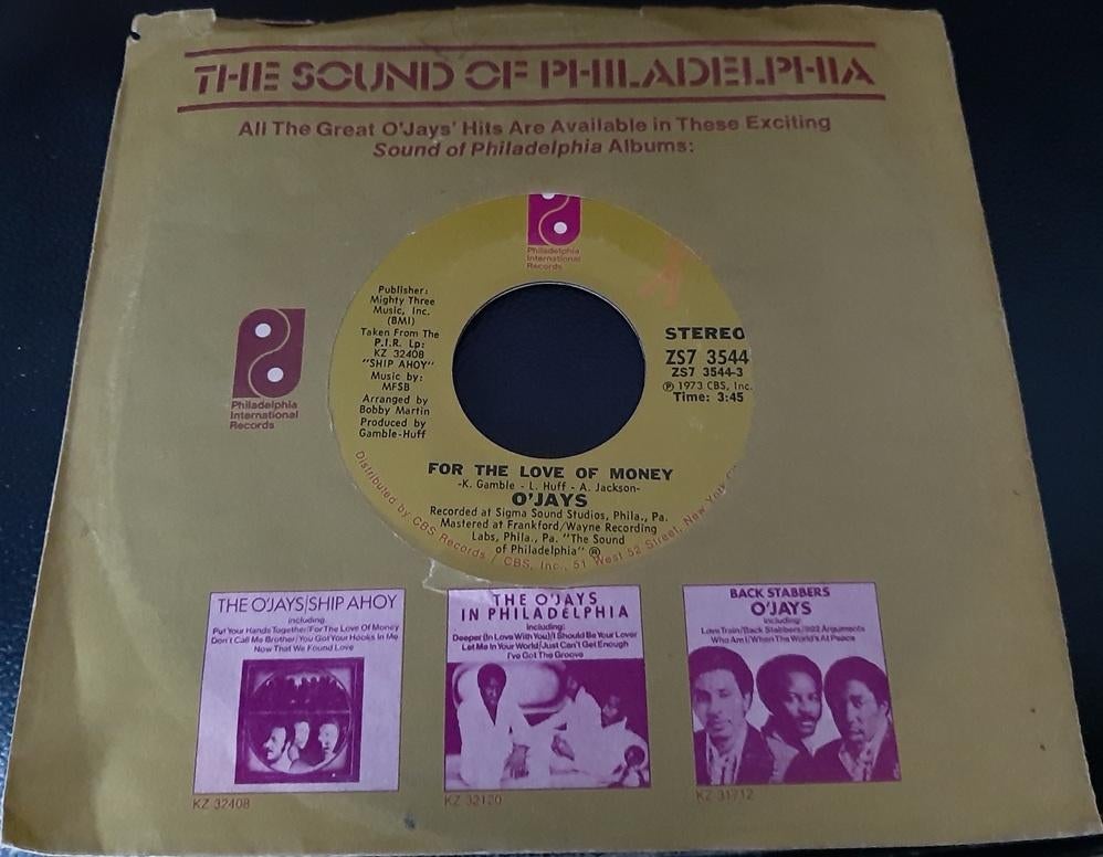 O'Jays ‎– For The Love Of Money, Originele persing, Verzenden, Gebruikt, R&B en Soul