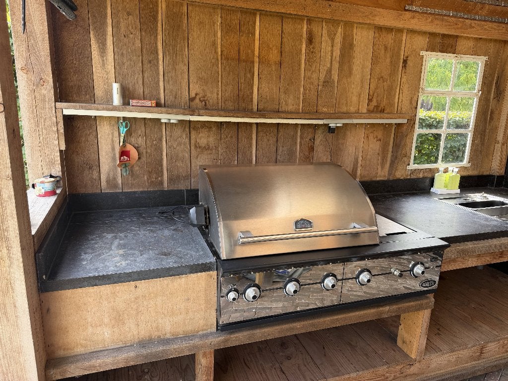 Gas barbeque aardgas, Ophalen, Gebruikt, Boretti