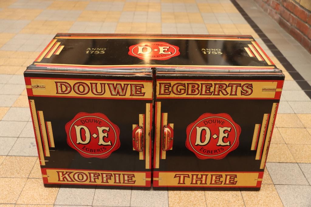 Douwe Egberts Koffie en Thee blik, Verzamelen, Blikken, Ophalen of Verzenden, Gebruikt, Koffie, Douwe Egberts