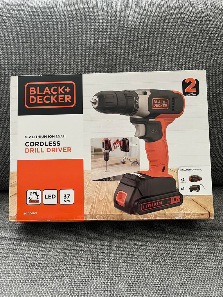 Black en Decker Boormachine, Ophalen of Verzenden, Nieuw, Boormachine