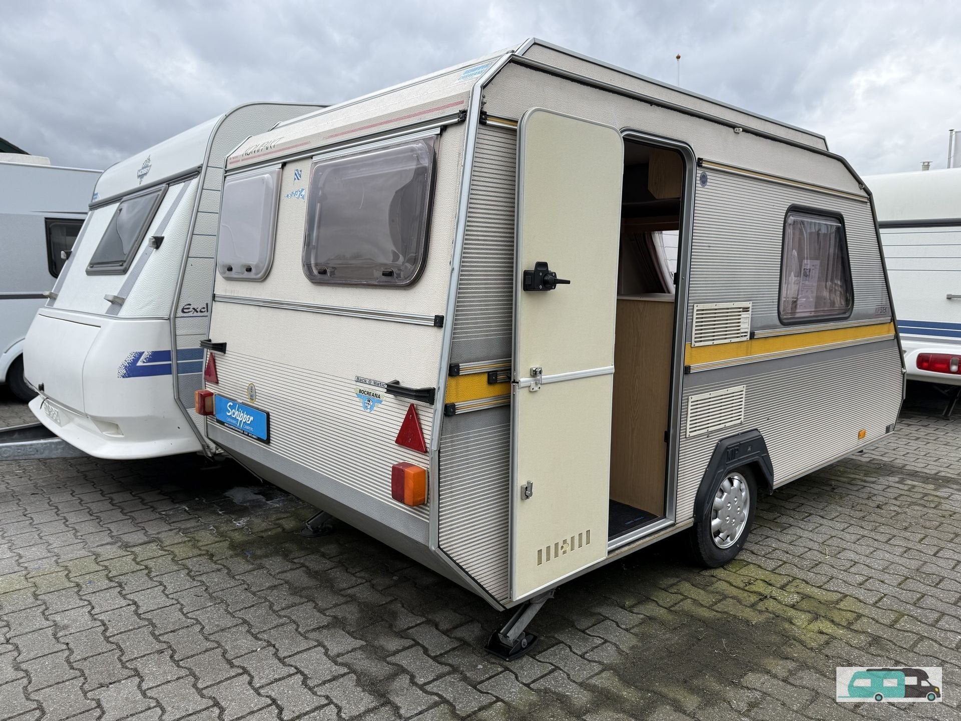 Kip 37 EKV kompakt hefdak (bj 1990), Caravans en Kamperen, Kip, Tot en met 2, Bedrijf, Hefdak