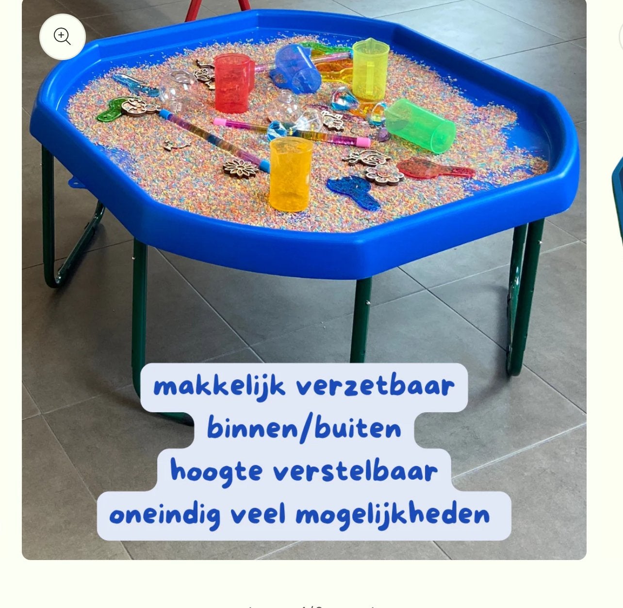 Ontdektafel tuff tray, Ophalen of Verzenden, Zo goed als nieuw