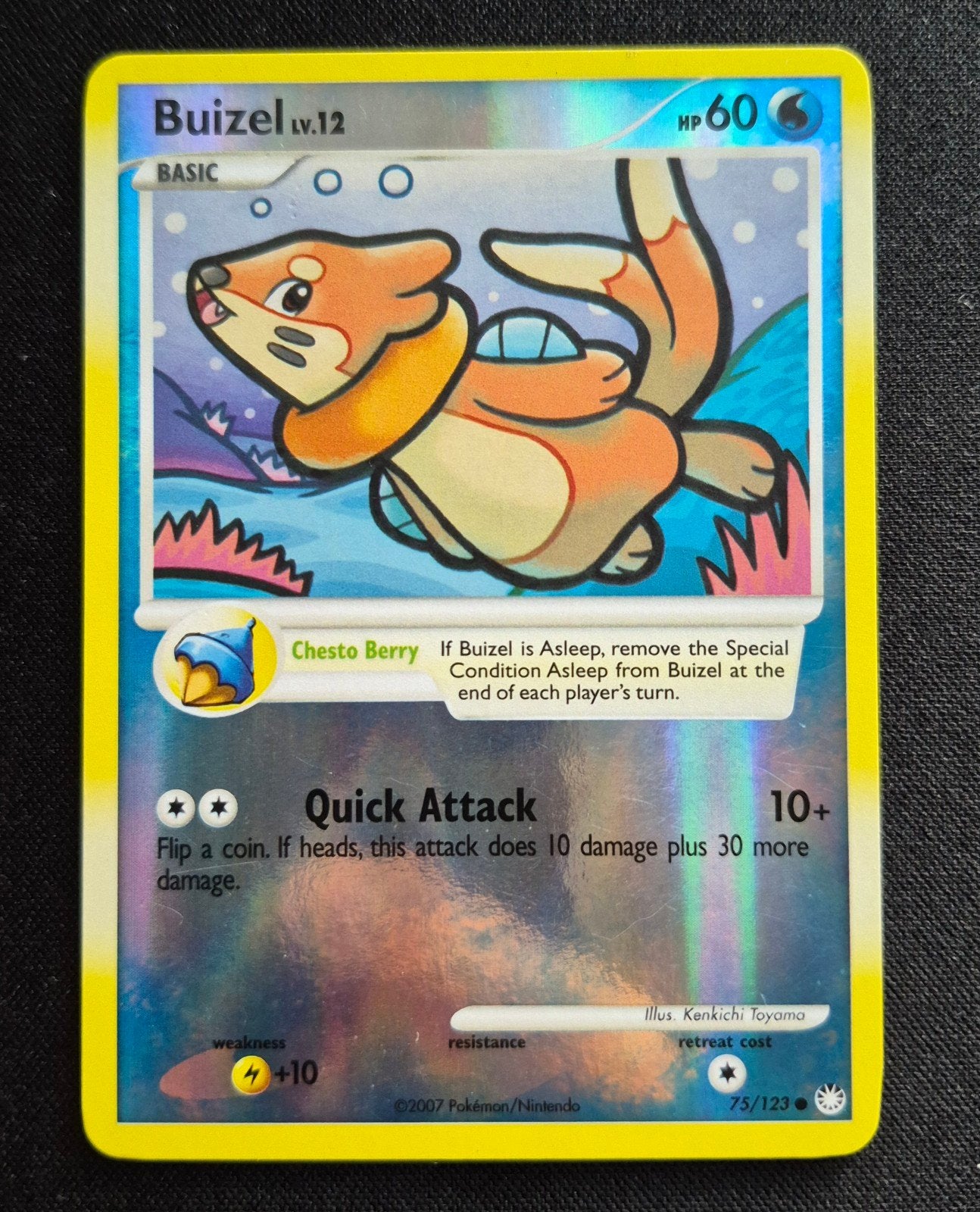 Buizel 75/12Buizel 75/1233 – Diamond & Pearl, Verzenden, Zo goed als nieuw, Losse kaart