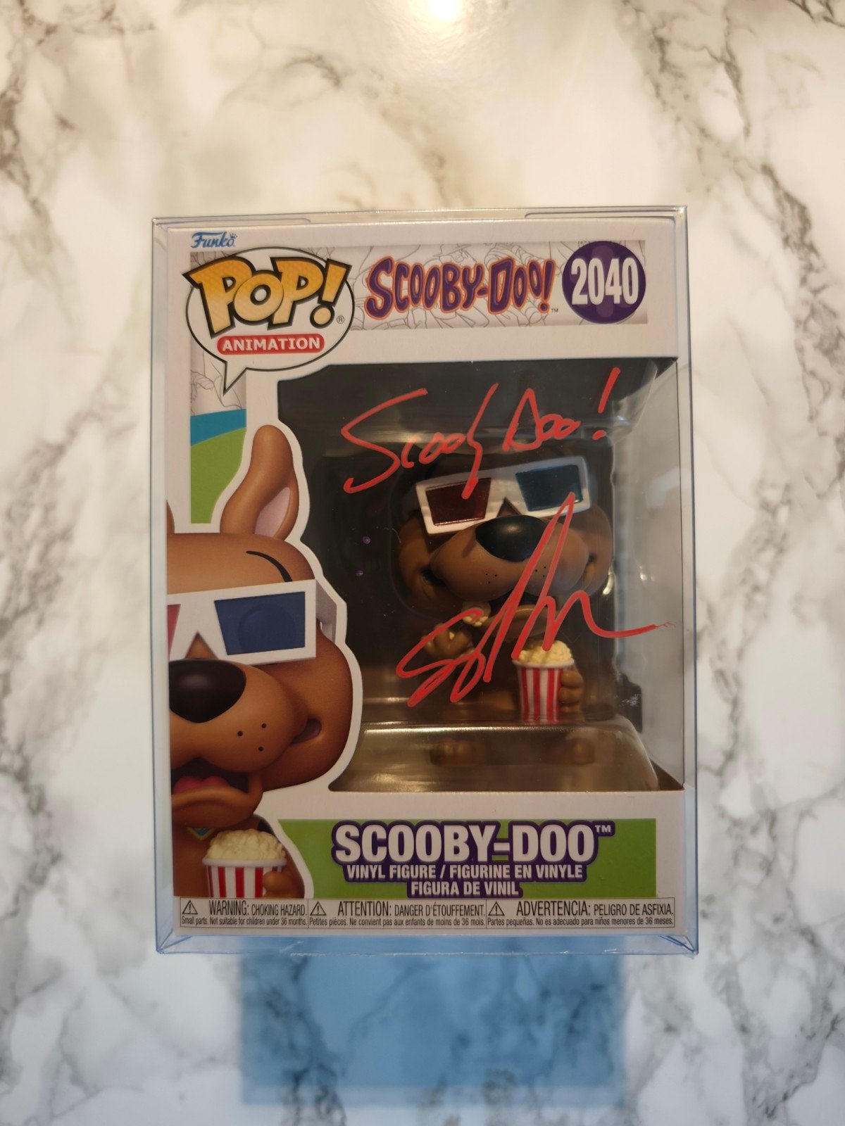Funko Pop Scooby Doo signed Scott Innes, Ophalen of Verzenden, Nieuw