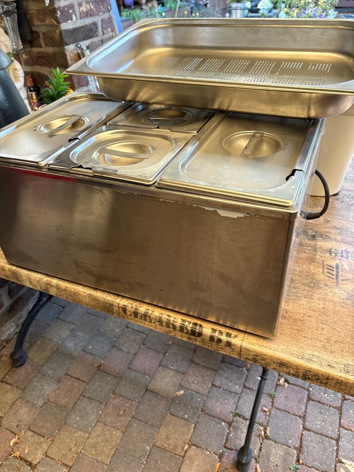 Professionele Bain Marie - Keukenapparaat, Ophalen, Gebruikt