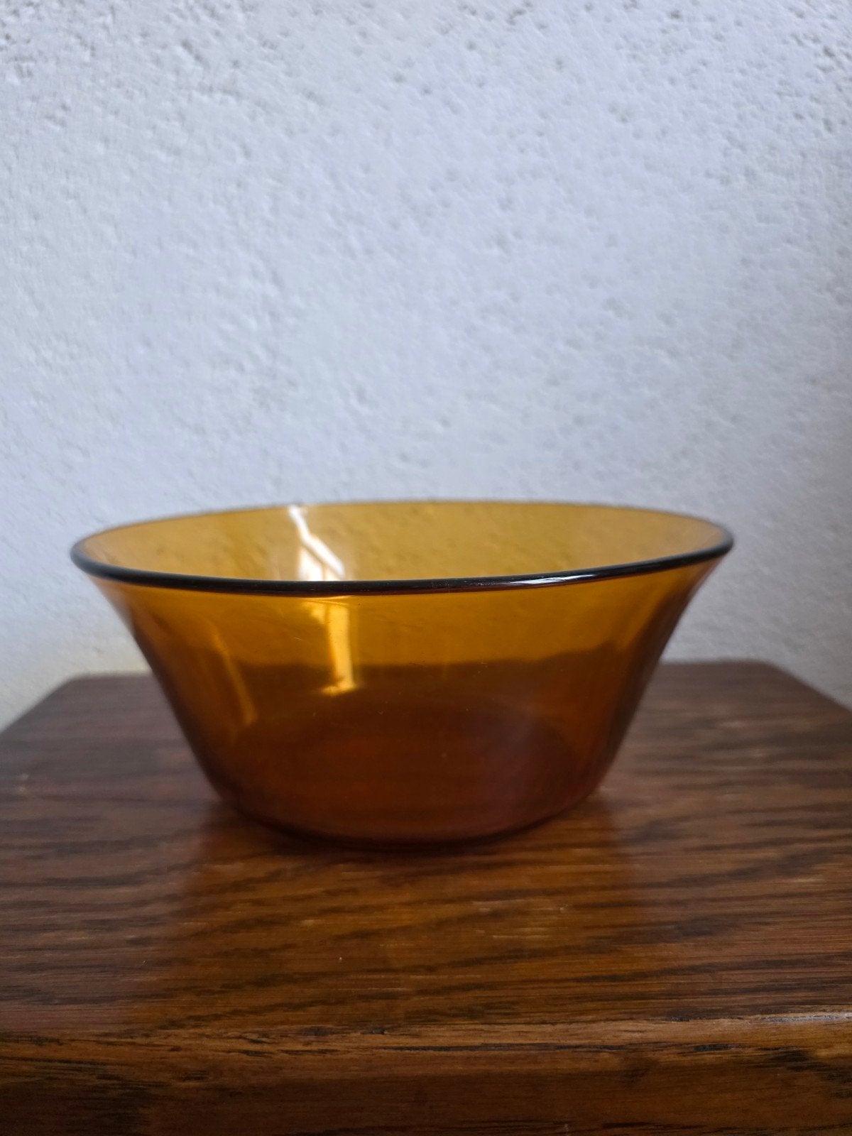 Vintage Duralex Amber Glazen Kom, Ophalen of Verzenden