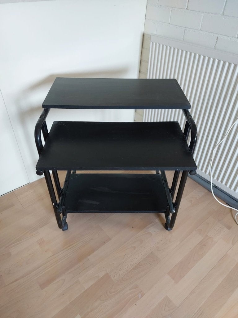 Computertafel, Huis en Inrichting, Bureaus, Ophalen, Zwart, Gebruikt, Computerbureau