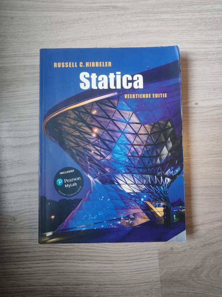 Statica - Russell C. Hibbeler - Veertiende Editie, Boeken, Zo goed als nieuw, Russell C. Hibbeler, Beta, HBO