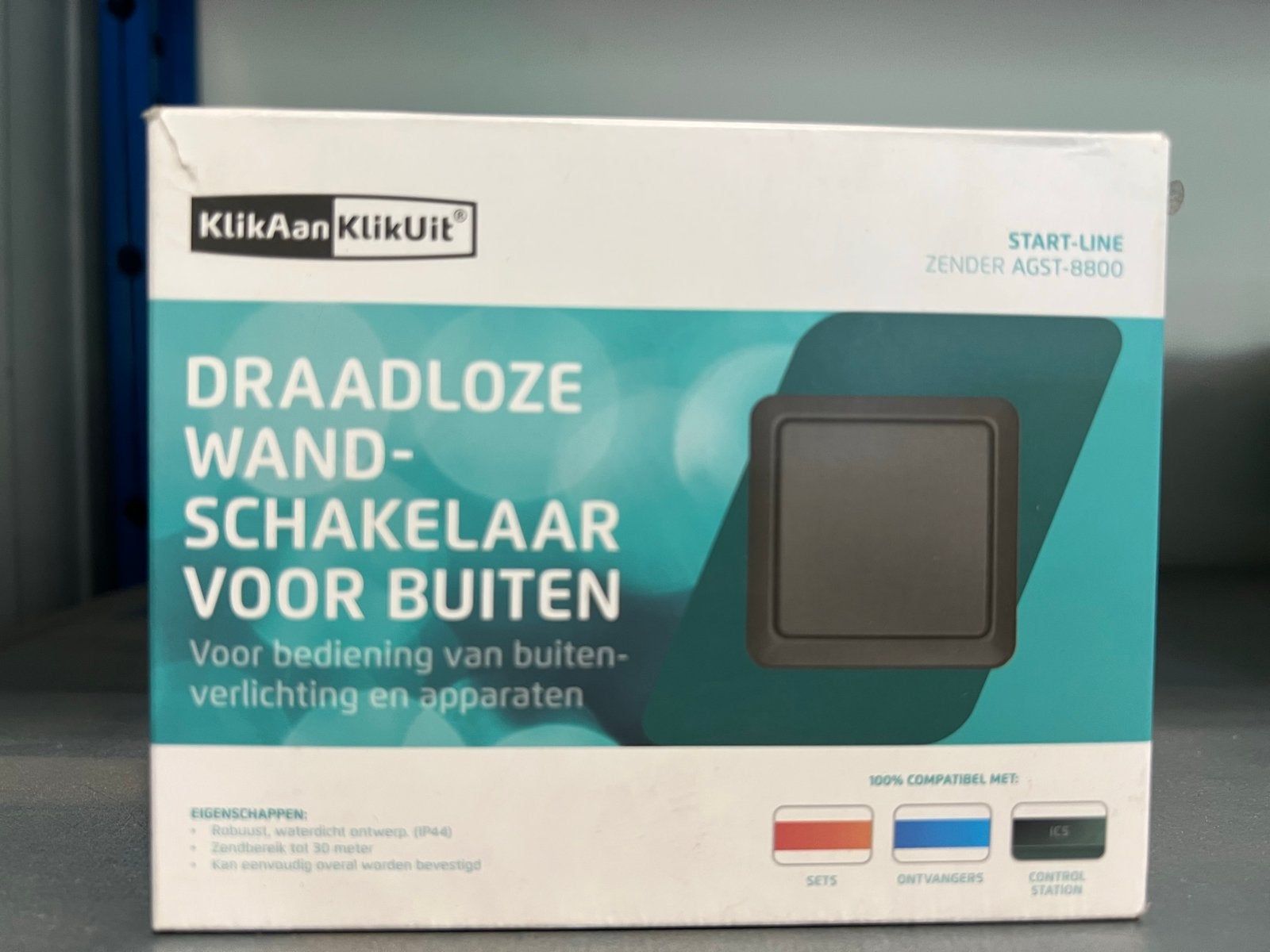 KlikAanKlikUit Draadloze Wandschakelaar voor Buiten, Ophalen of Verzenden, Nieuw, Overige merken, Schakelaar