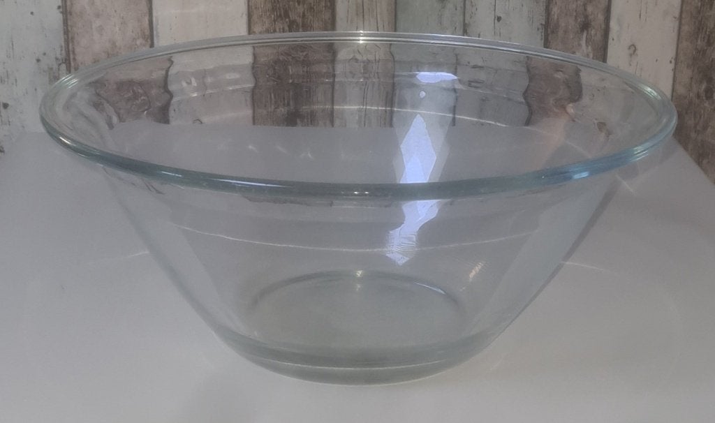 6 grote schalen: 4x Bormioli Rocco (glas) & 2x Araven 7L, Ophalen, Zo goed als nieuw