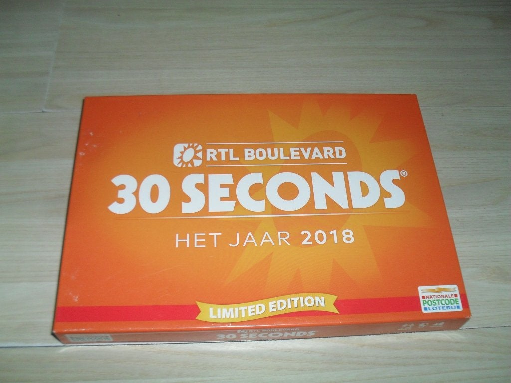 30 Seconds Het jaar 2018, Vijf spelers of meer, Ophalen, Zo goed als nieuw