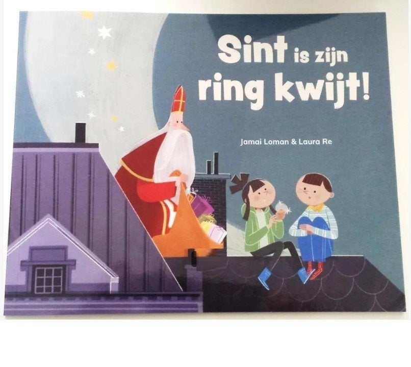 Sinterklaas boek Sint is zijn ring kwijt en nog kind, dieren, Ophalen of Verzenden