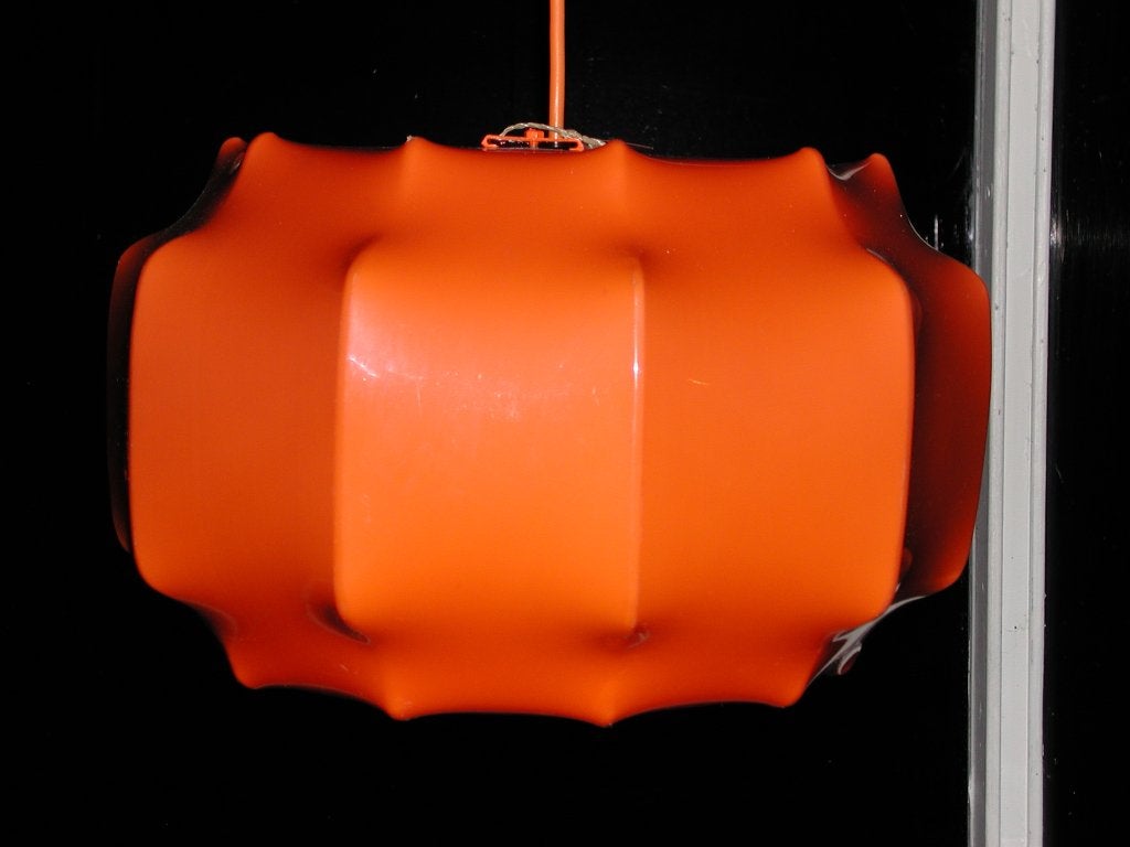 Ilka Plast Germany space age design hanglamp jaren 70 retro, Kunststof, Gebruikt, Ilka Plast Germany, ?