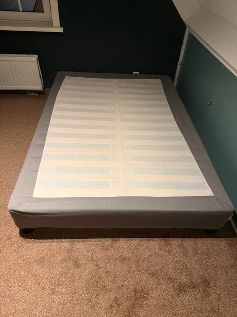 Bed Bodem, Ophalen, Gebruikt, Tweepersoons, 140 cm
