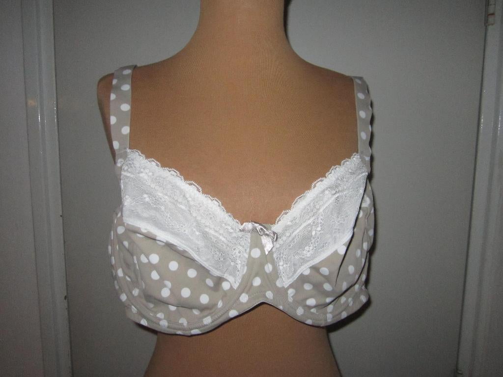 Ulla Popken beugelBH maat 105B, Verzenden, Grijs, BH