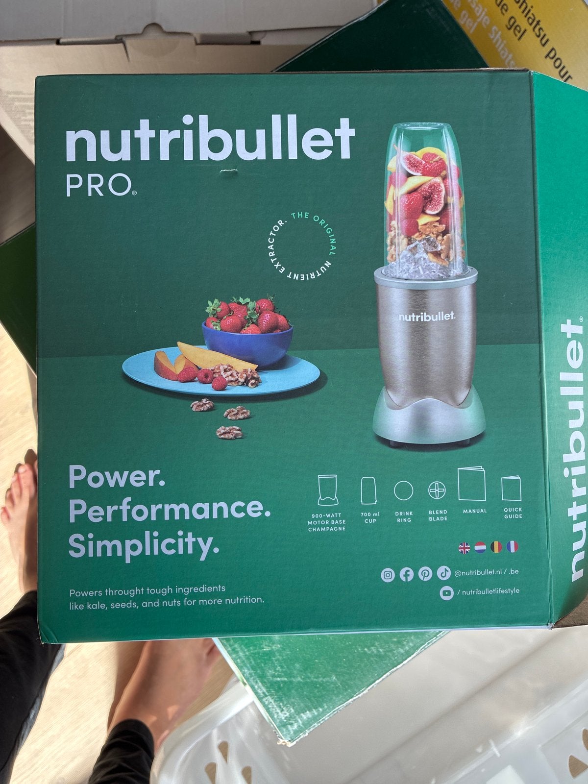 Nutribullet PRO - Krachtige Nutrient Extractor, Witgoed en Apparatuur, Keukenmixers, Minder dan 1 liter, Ophalen, Zo goed als nieuw