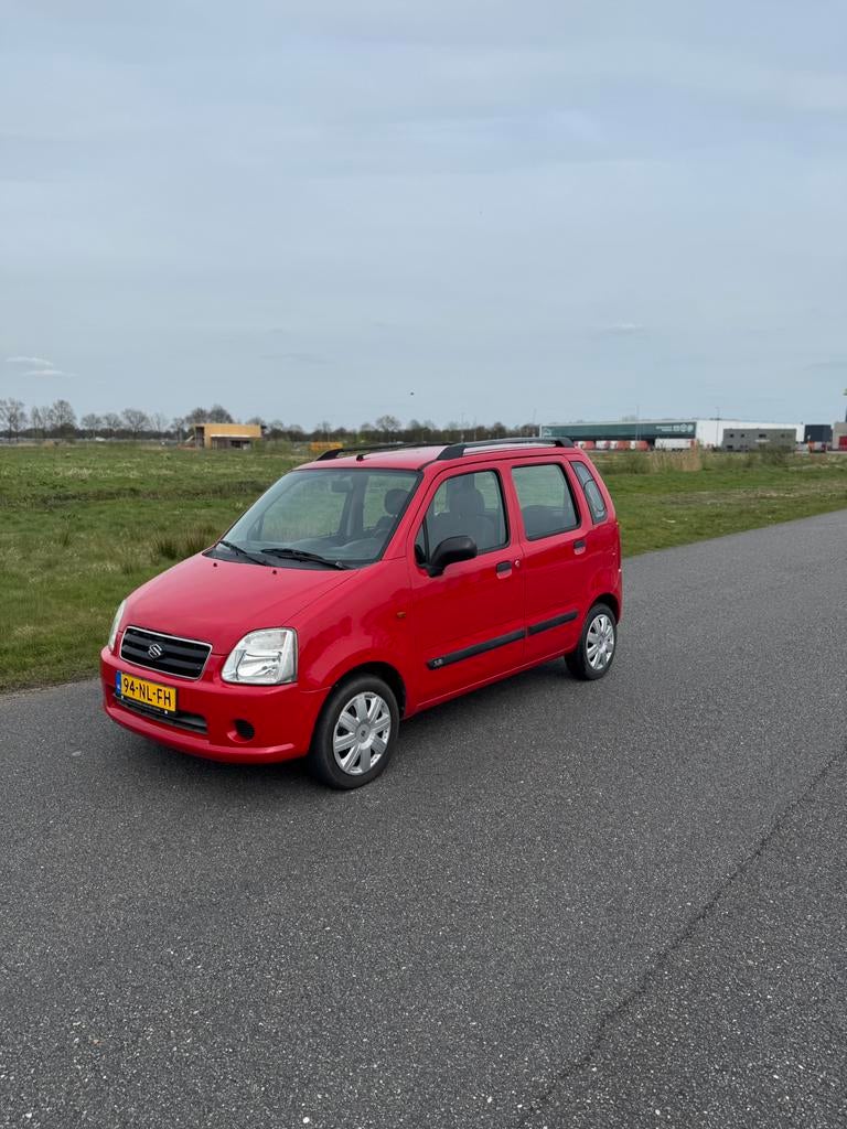 Suzuki Wagon R+ 1.3 AUT 2003 Rood, Auto's, 40 €/maand, Wagon R+, Bedrijf, 93 pk