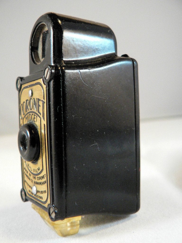 Coronet Midget (zwart), Ophalen of Verzenden, Gebruikt, Compact, Overige Merken