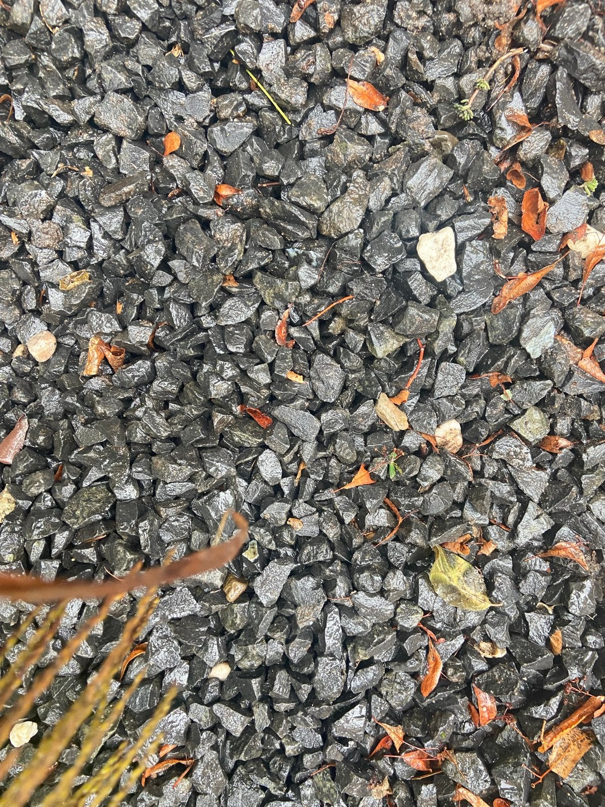 Donkergrijs Split voor Tuin en Oprit, Tuin en Terras, Ophalen, Gebruikt, Grijs, Split