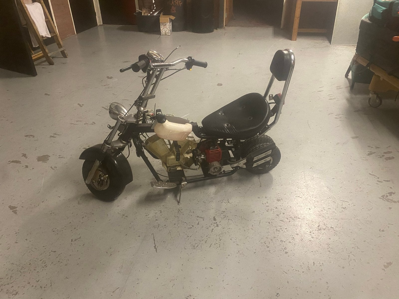 Minibike Chopper met elektrische start, Fietsen en Brommers, Ophalen of Verzenden, Gebruikt, Overige typen